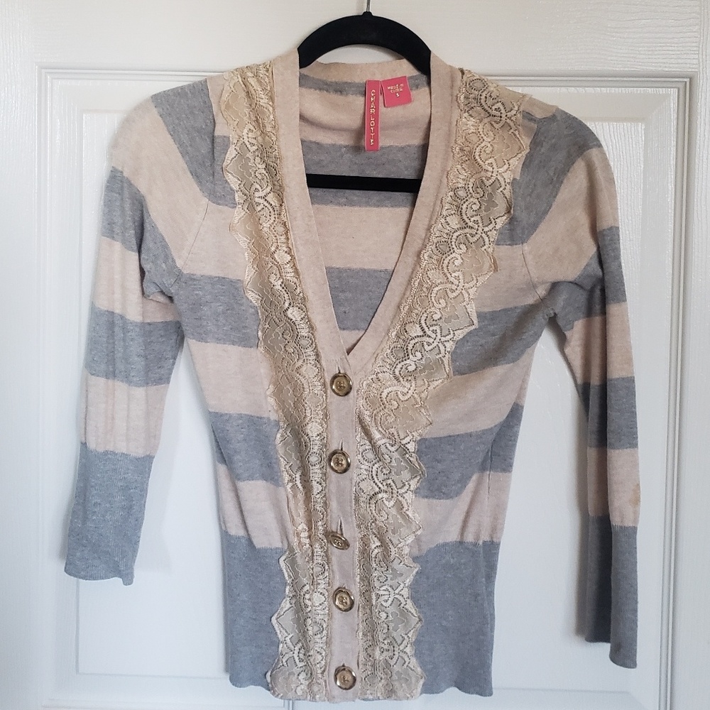 Striped Cardigan